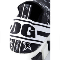 Dolce & Gabbana Stellar Stretch Sneakers in Monochrome