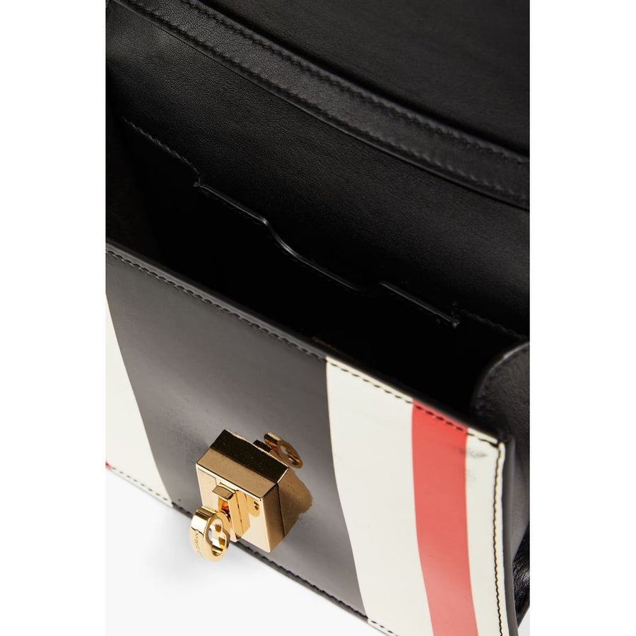 Dolce & Gabbana Elegant White Patent Leather Crossbody Bag