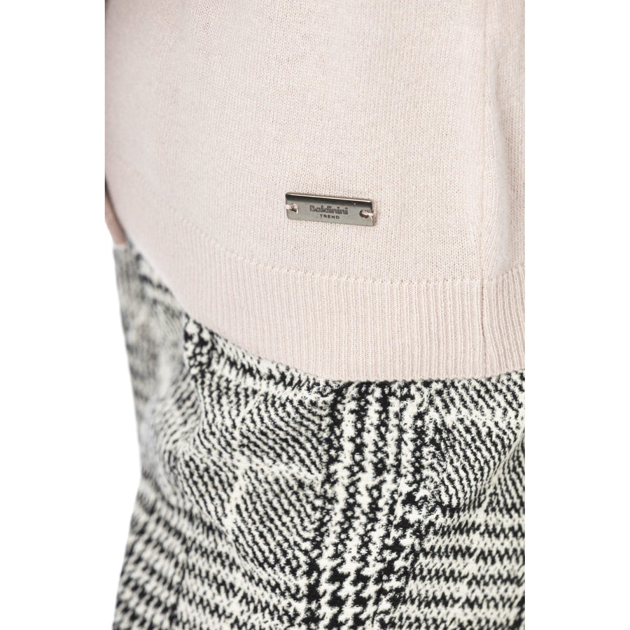 Baldinini Trend Pink Wool Sweater