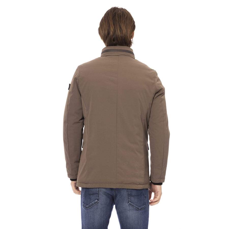 Baldinini Trend Brown Polyester Jacket