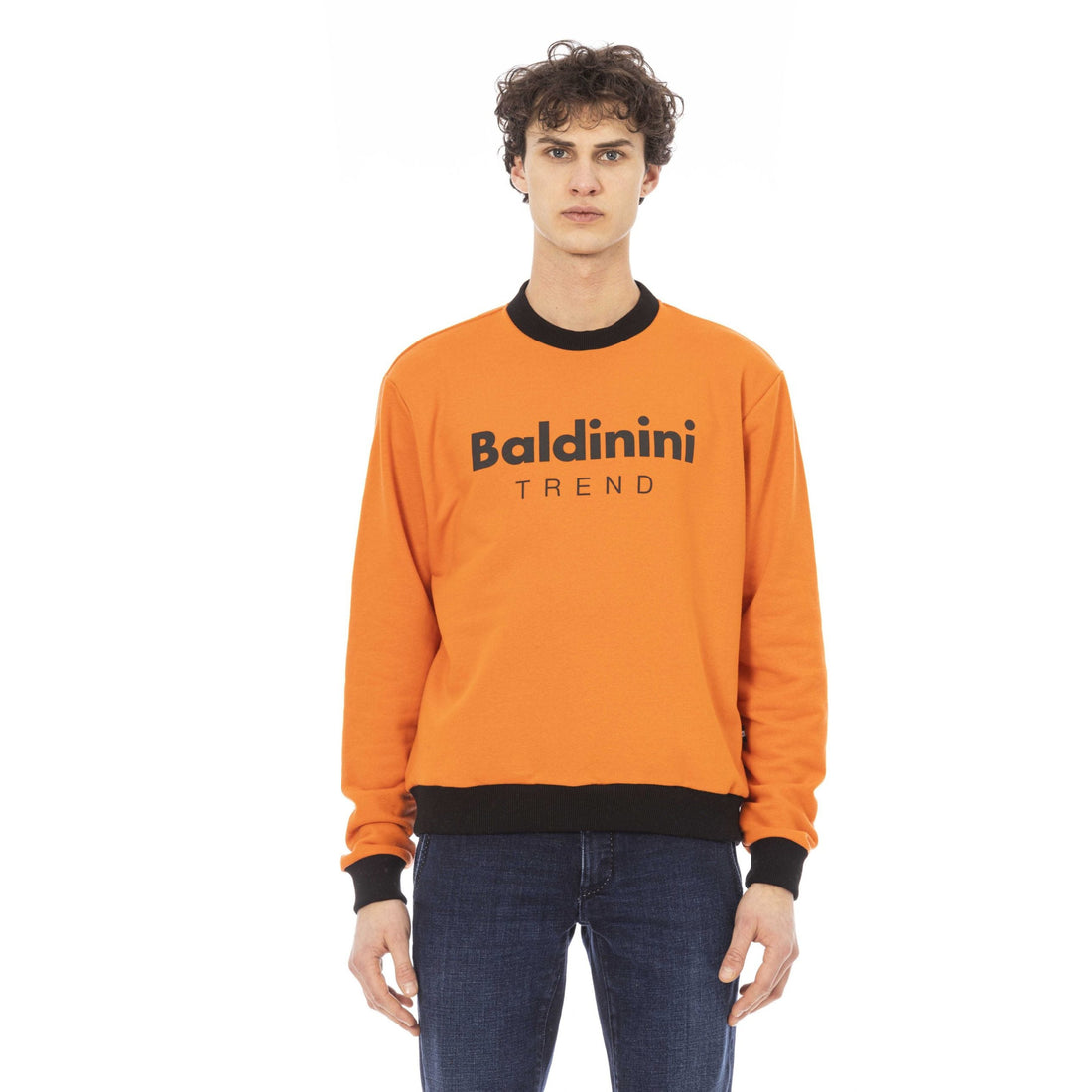 Baldinini Trend Orange Cotton Sweater