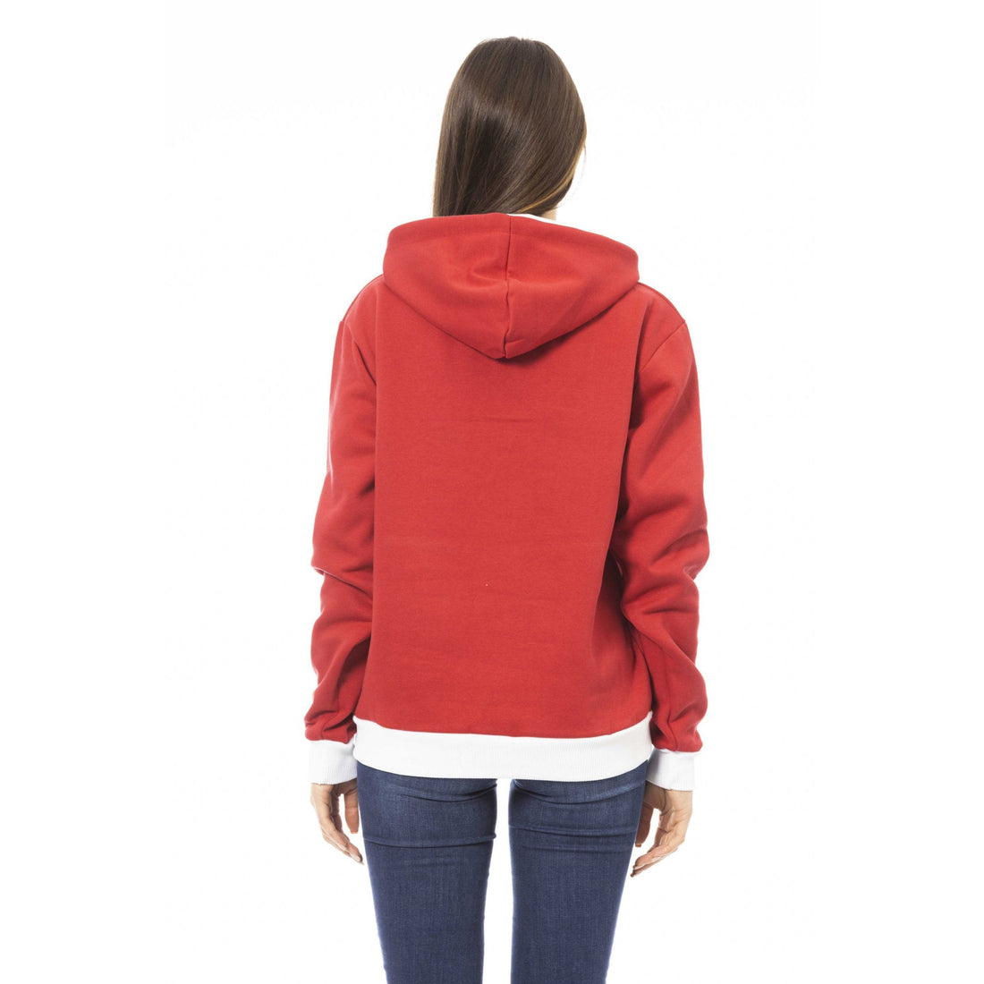 Baldinini Trend Red Cotton Sweater