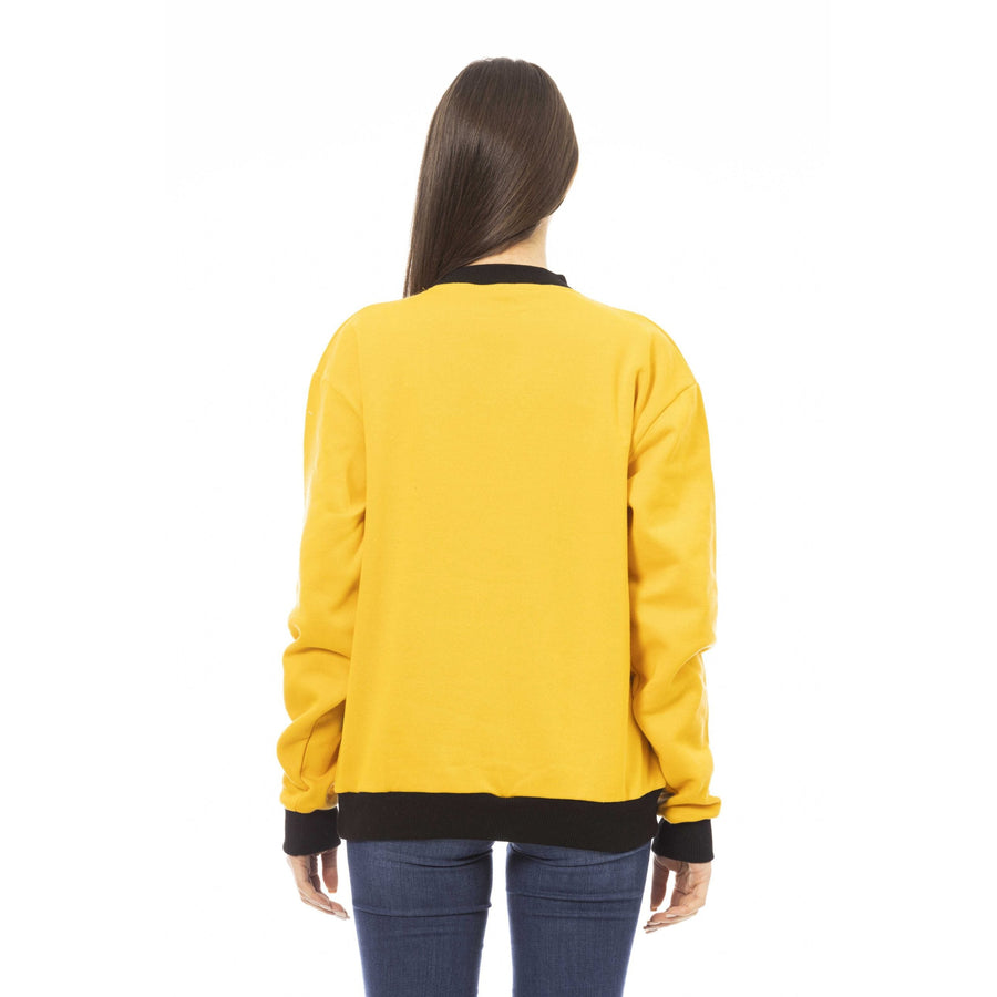 Baldinini Trend Yellow Cotton Sweater