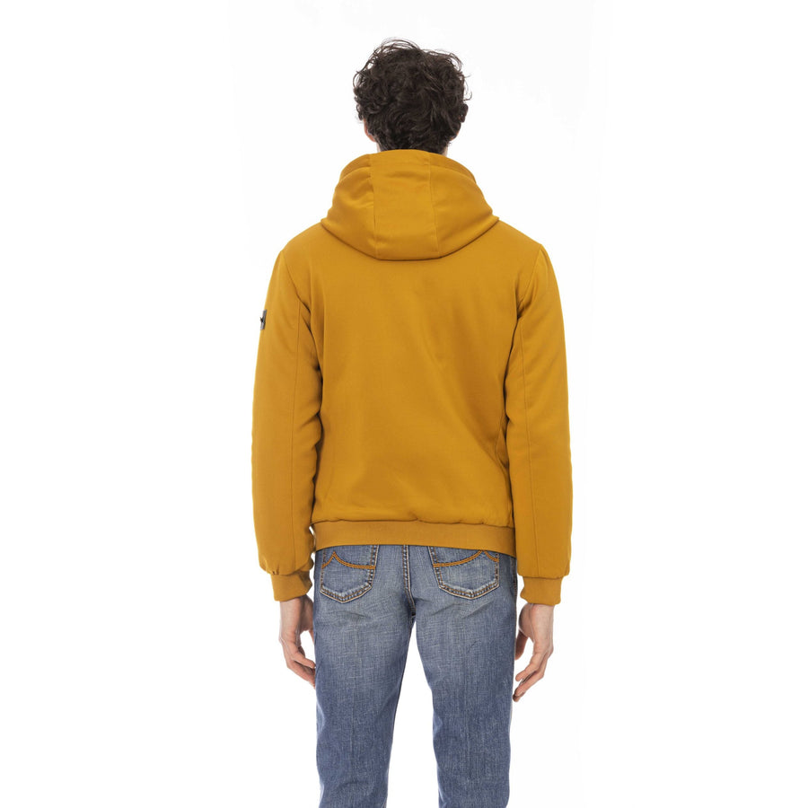 Baldinini Trend Elegant Yellow Short Hooded Jacket