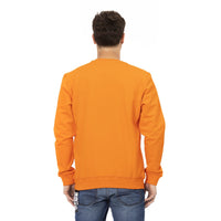 Automobili Lamborghini Orange Cotton Sweater