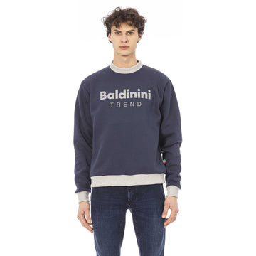 Baldinini Trend Elegant Blue Long Sleeve Sweatshirt