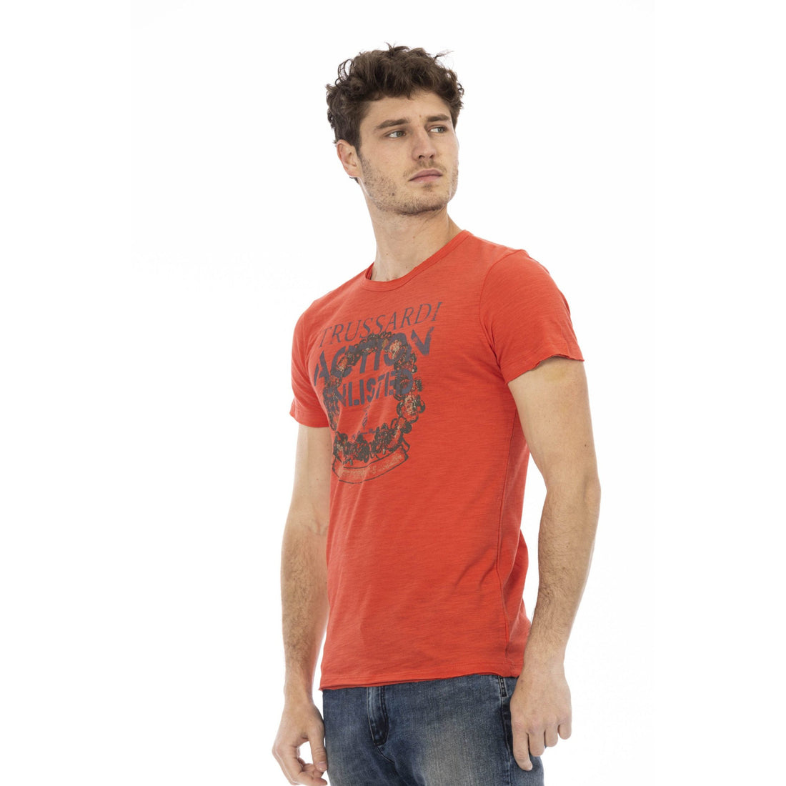 Trussardi Action Red Cotton T-Shirt