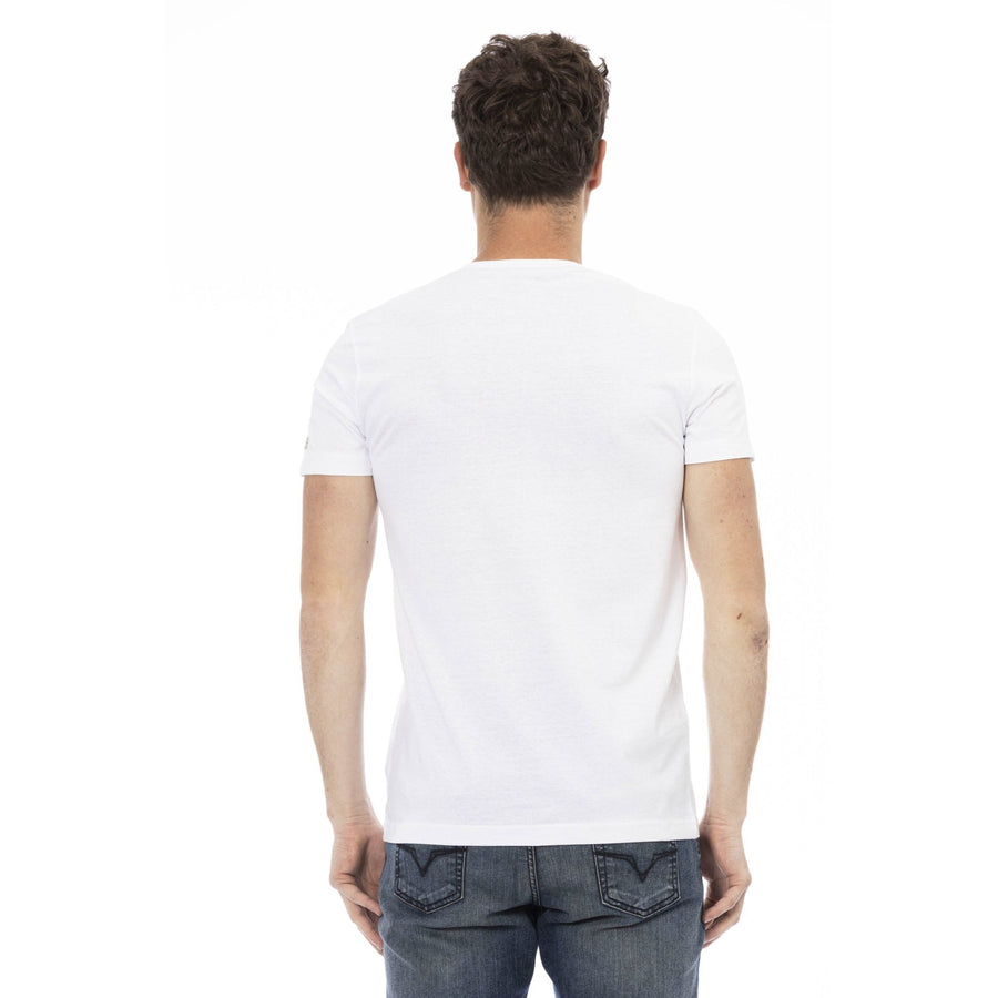 Trussardi Action Elegant V-Neck Short Sleeve T-Shirt