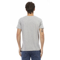 Trussardi Action Gray Cotton T-Shirt