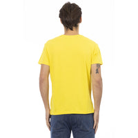 Trussardi Action Yellow Cotton T-Shirt
