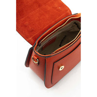 Baldinini Trend Red COW Leather Handbag