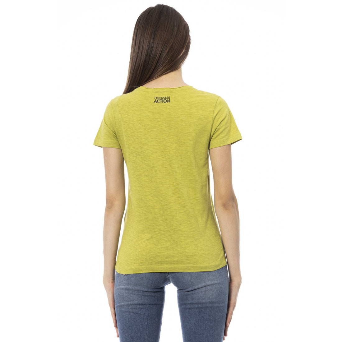Trussardi Action Green Cotton Tops & T-Shirt