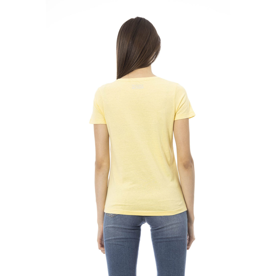 Trussardi Action Yellow Cotton Tops & T-Shirt