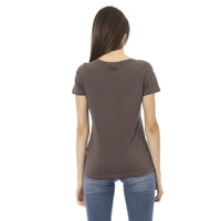 Trussardi Action Brown Cotton Tops & T-Shirt