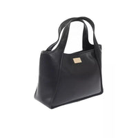 Baldinini Trend Elegant Black Magnetic Closure Handbag