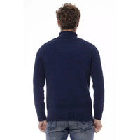 Distretto12 Elegant Turtleneck Sweater in Blue