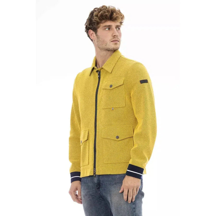 Distretto12 Yellow Cotton Jacket