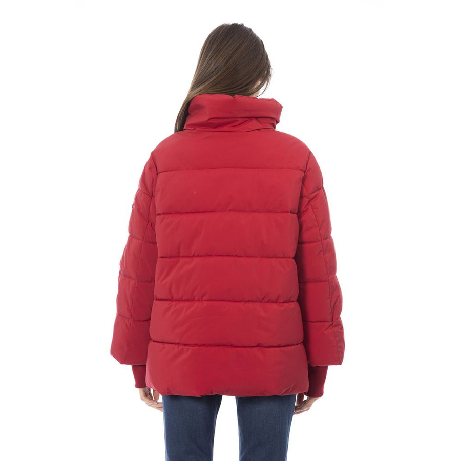 Baldinini Trend Red Polyamide Jackets & Coat