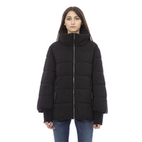 Baldinini Trend Black Polyamide Jackets & Coat