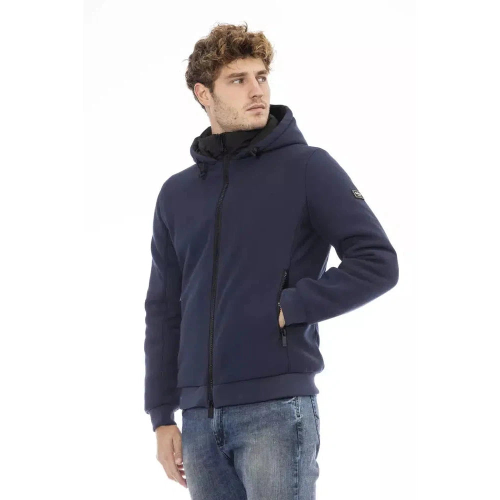 Baldinini Trend Elegant Threaded Pocket Zip Jacket