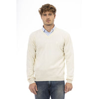 Sergio Tacchini Elegant V-Neck Wool Sweater - Refined Comfort Awaits