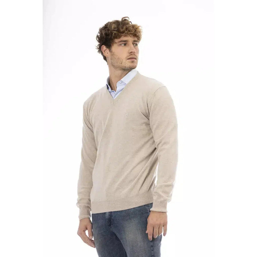Sergio Tacchini Sergio Tacchini Classic V-Neck Wool Sweater