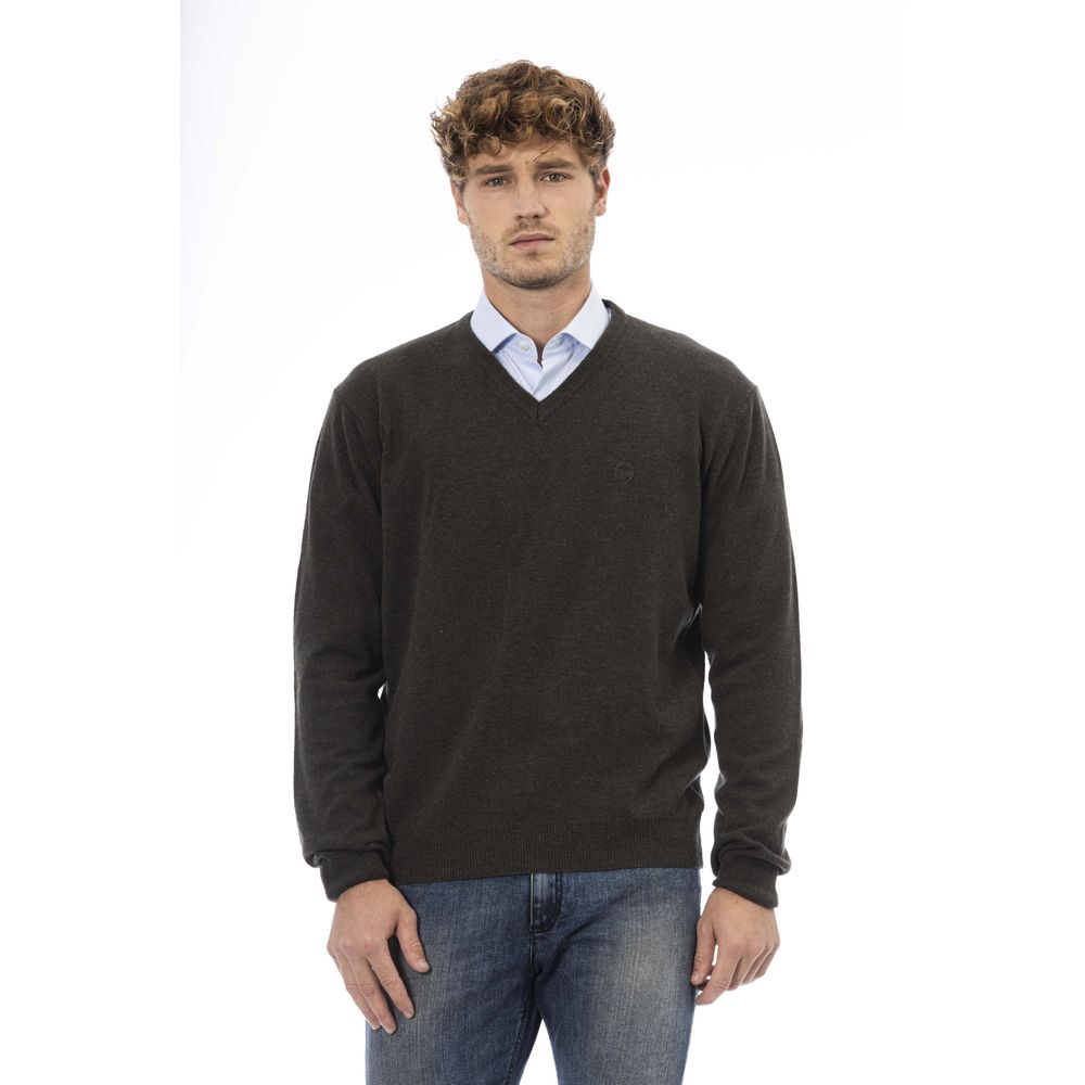 Sergio Tacchini Green Wool Sweater