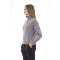 Baldinini Trend Volcano Neck Cozy Knit Sweater