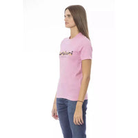 Baldinini Trend Pink Cotton Tops & T-Shirt