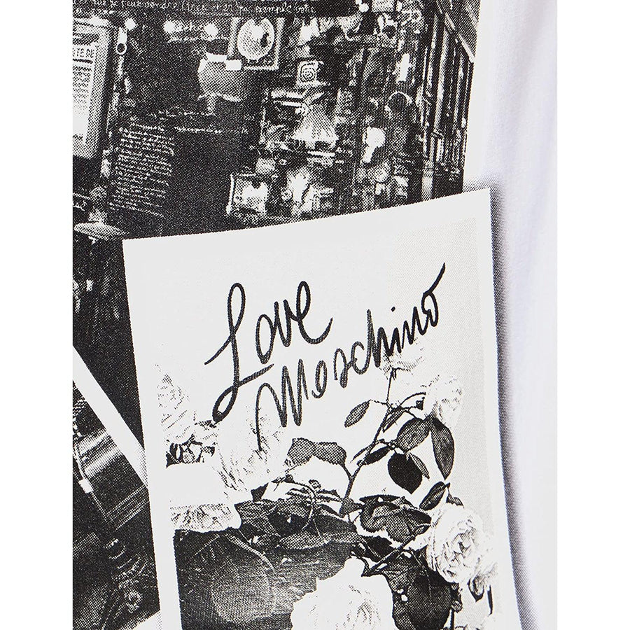 Love Moschino Chic Oversized Photo Print Tee