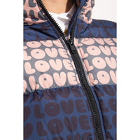 Love Moschino Chic Multicolor Logo-Print Jacket