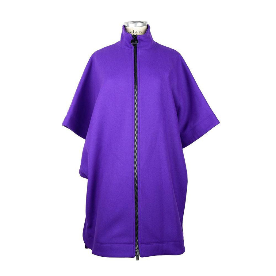 Love Moschino Purple Wool Vergine Jackets & Coat