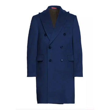 Elegant Dark Blue Borgia Coat