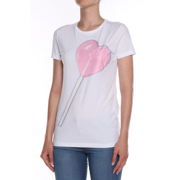 Love Moschino Chic Graphic Cotton Tee for Her