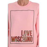 Love Moschino Graphic Cotton Tee Dress in Pink