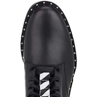 Off-White Black Leather Di Calfskin Boot
