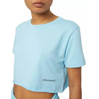 Hinnominate Light Blue Cotton Tops & T-Shirt
