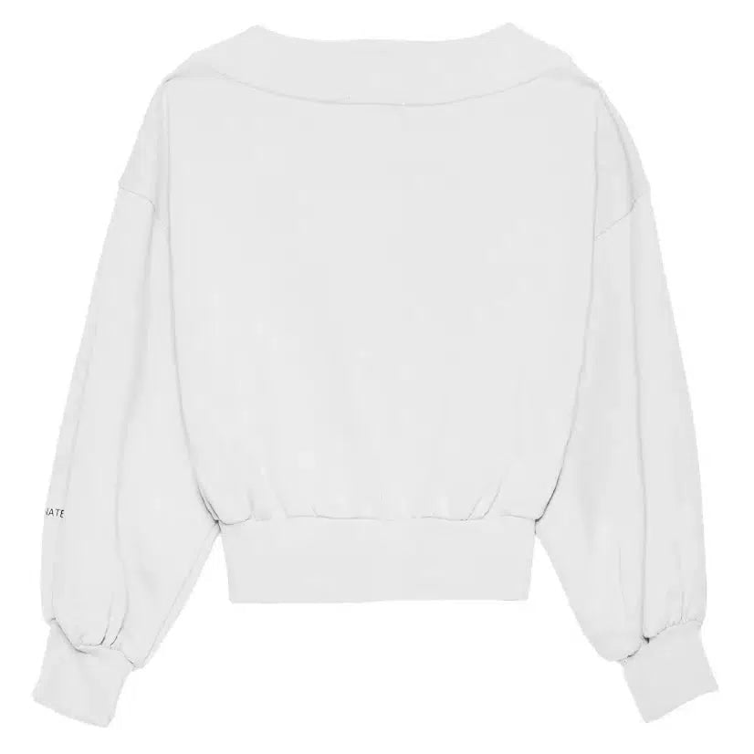 Hinnominate White Cotton Sweater