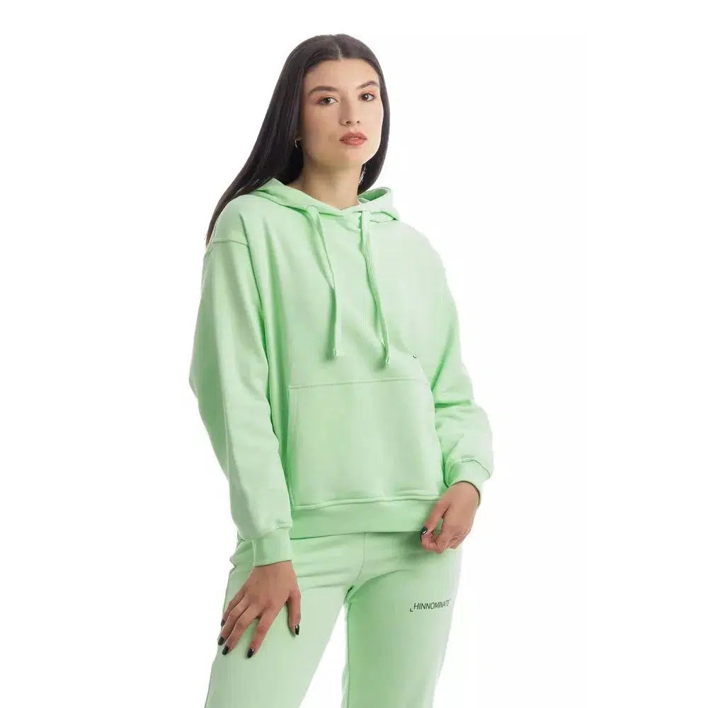 Hinnominate Green Cotton Sweater
