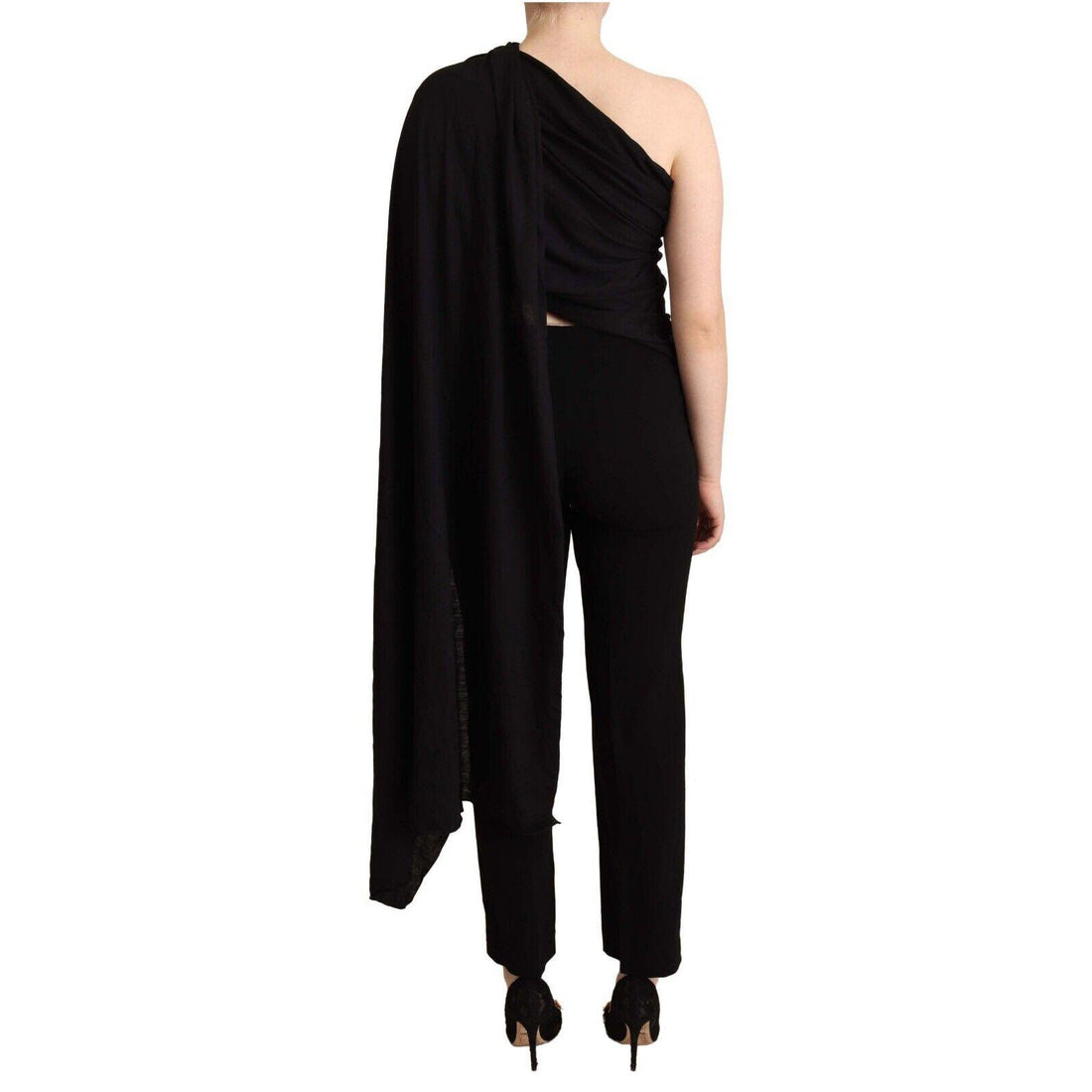Dolce & Gabbana Elegant One-Shoulder Wool Top