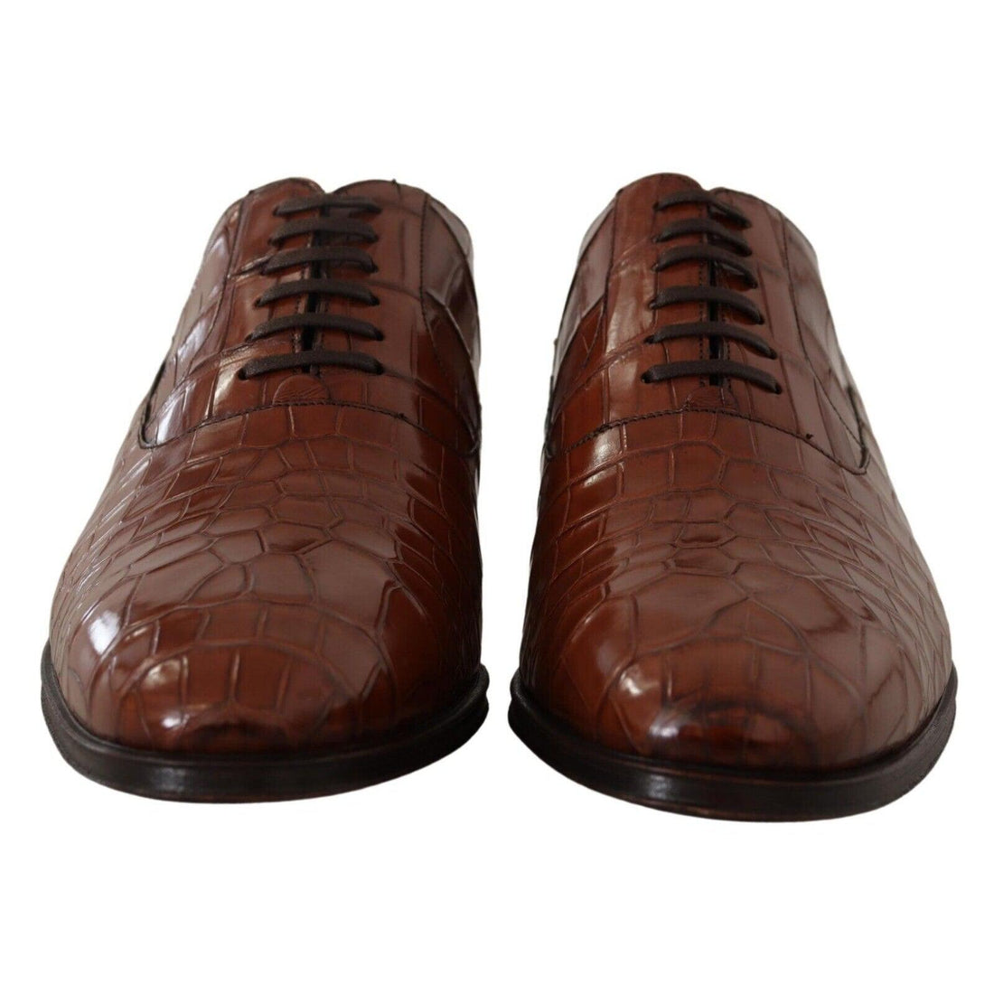 Dolce & Gabbana Elegant Exotic Crocodile Leather Formal Shoes