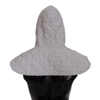 Dolce & Gabbana Elegant White Nylon Whole Head Wrap Hat