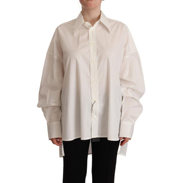 Dolce & Gabbana Timeless White Polo Top - Elegance Meets Comfort