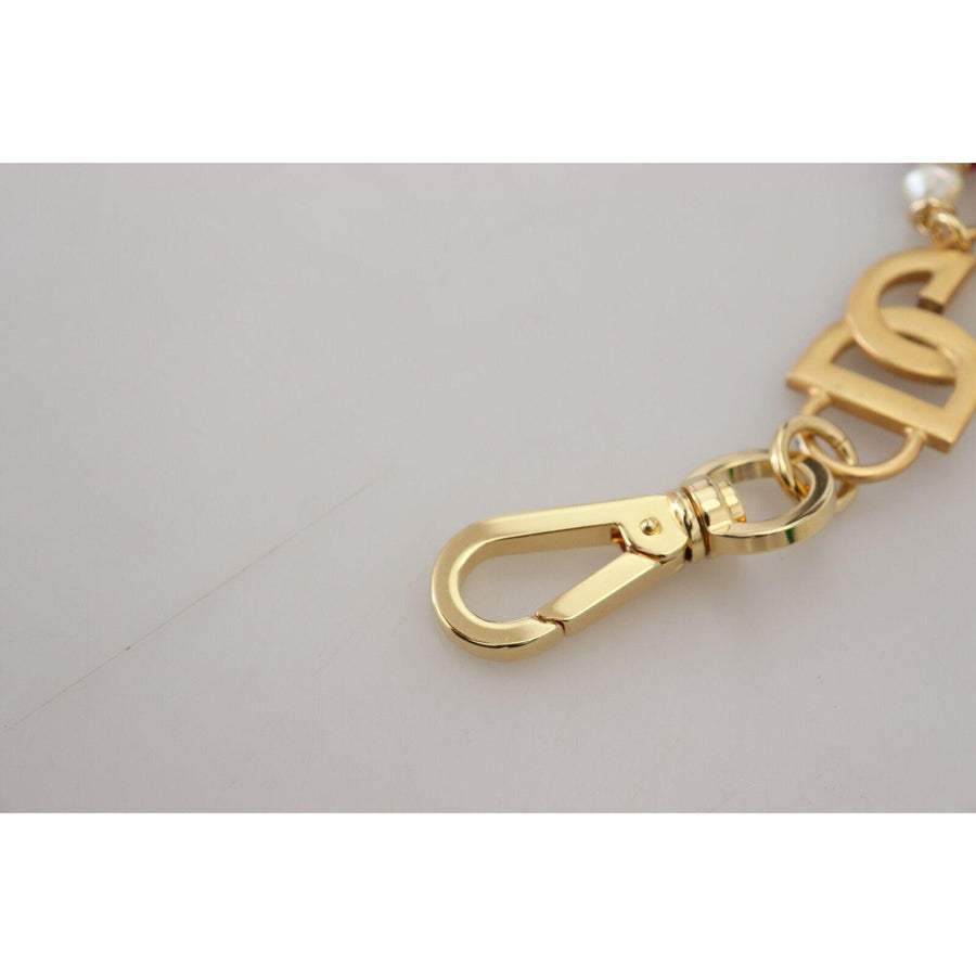Dolce & Gabbana Gold Tone DG Logo Women Waist Chain Belt
