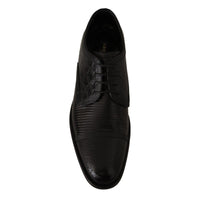 Dolce & Gabbana Exotic Leather Formal Lace-Up Shoes