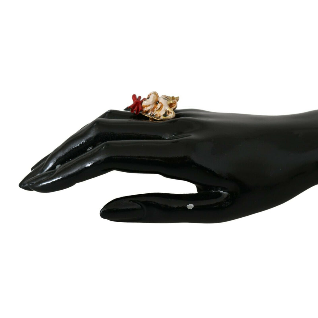 Dolce & Gabbana Elegant Canine Charm Women's Ring