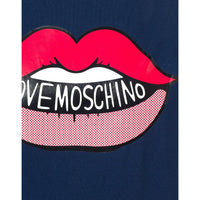 Love Moschino Blue Cotton Tops & T-Shirt